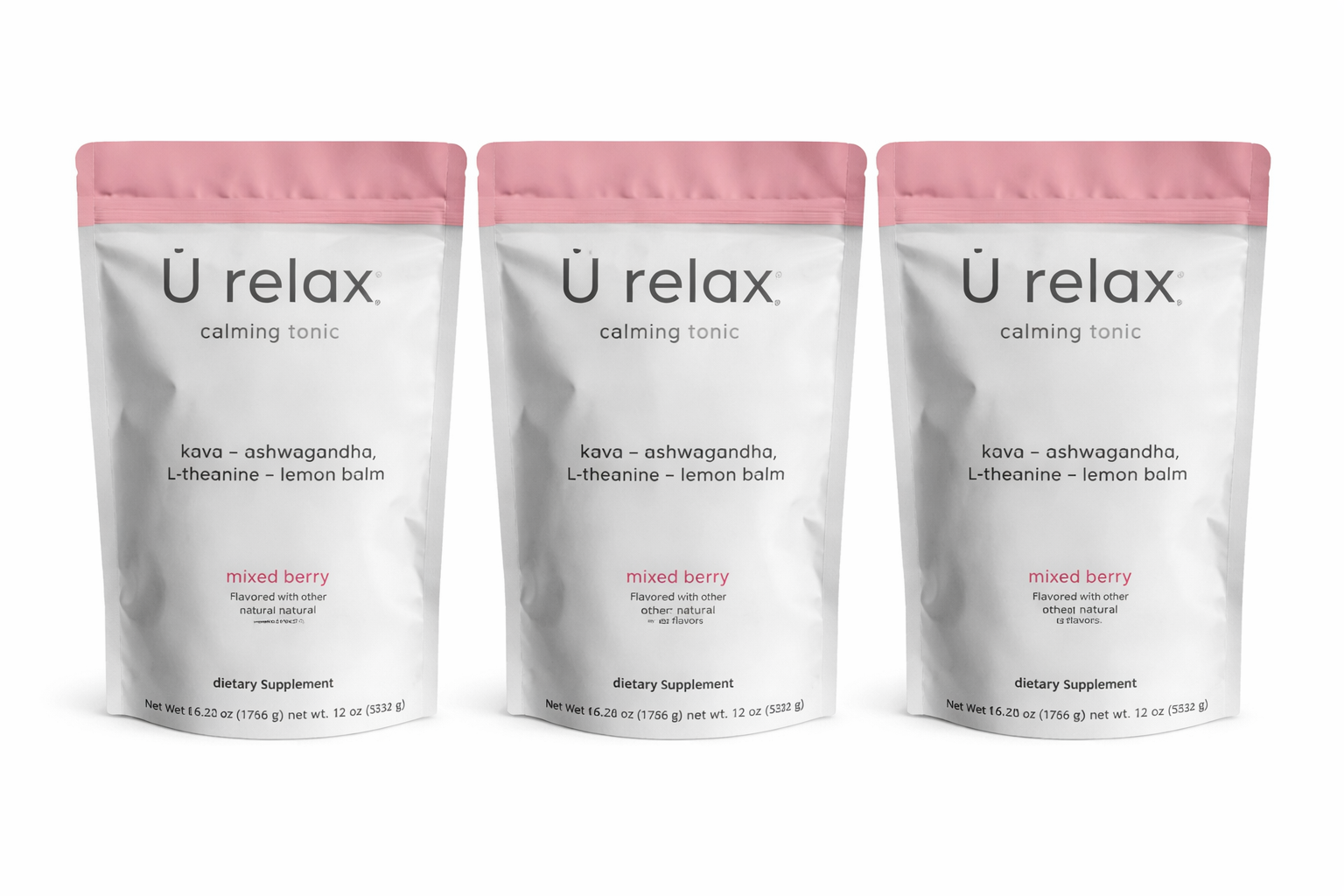 Ü Relax Calming Tonic Mixed Berry Natural Flavor