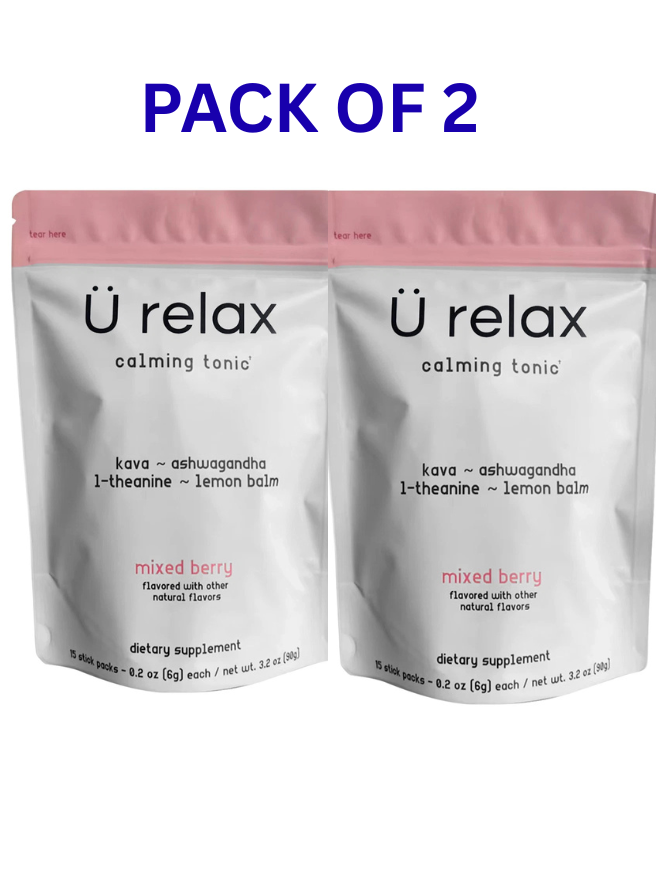 Ü Relax Calming Tonic – Mixed Berry Stress Relief Drink