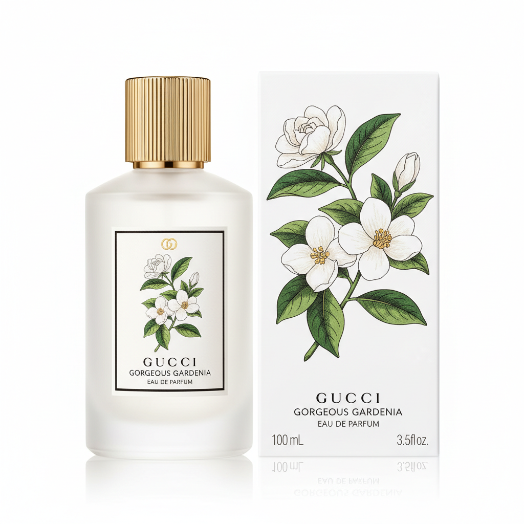 Gucci Flora Gorgeous Gardenia Eau de Parfum 3.3oz bottle and box for women